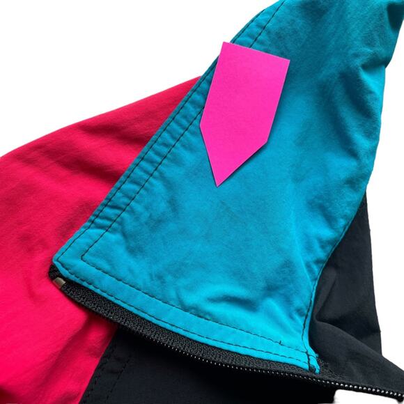 Men’s Hind Colorblock‎ Vintage Zip-up Bicycle Athleisure Active Jacket sz Large - Picture 12 of 13